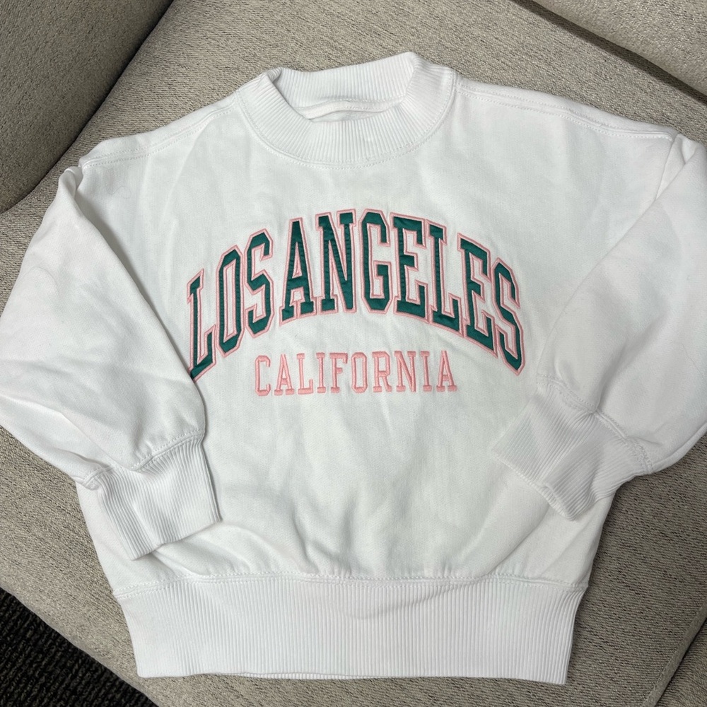 NWOT Abercrombie Kids Los Angeles California Sweatshirt size 5/6